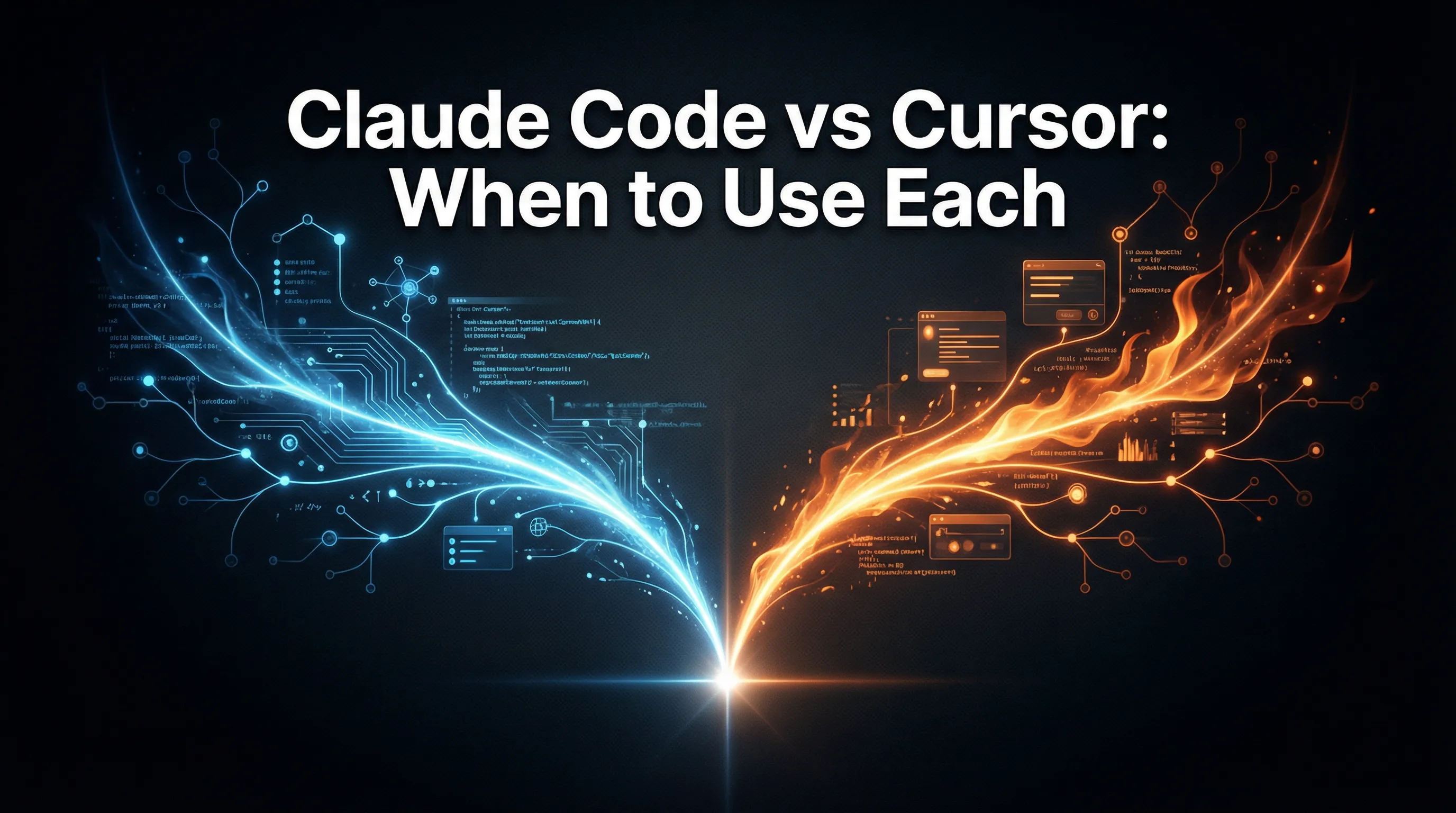 Claude Code vs Cursor: When to Use Each (2026)