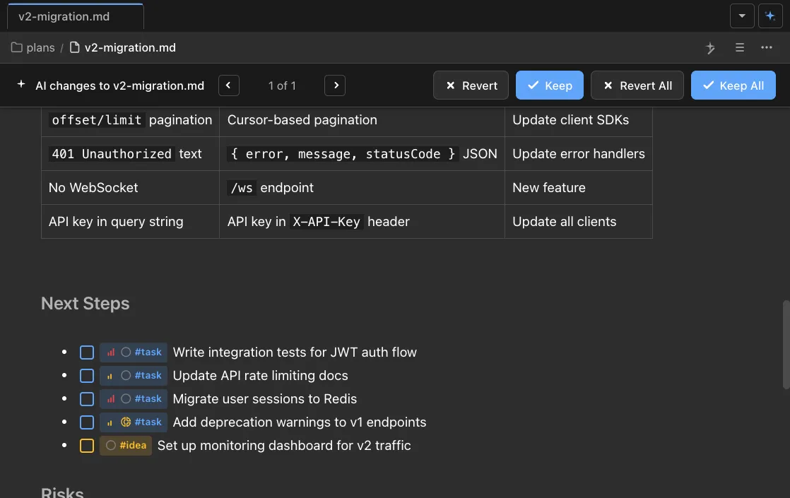 Automatic agent status updates