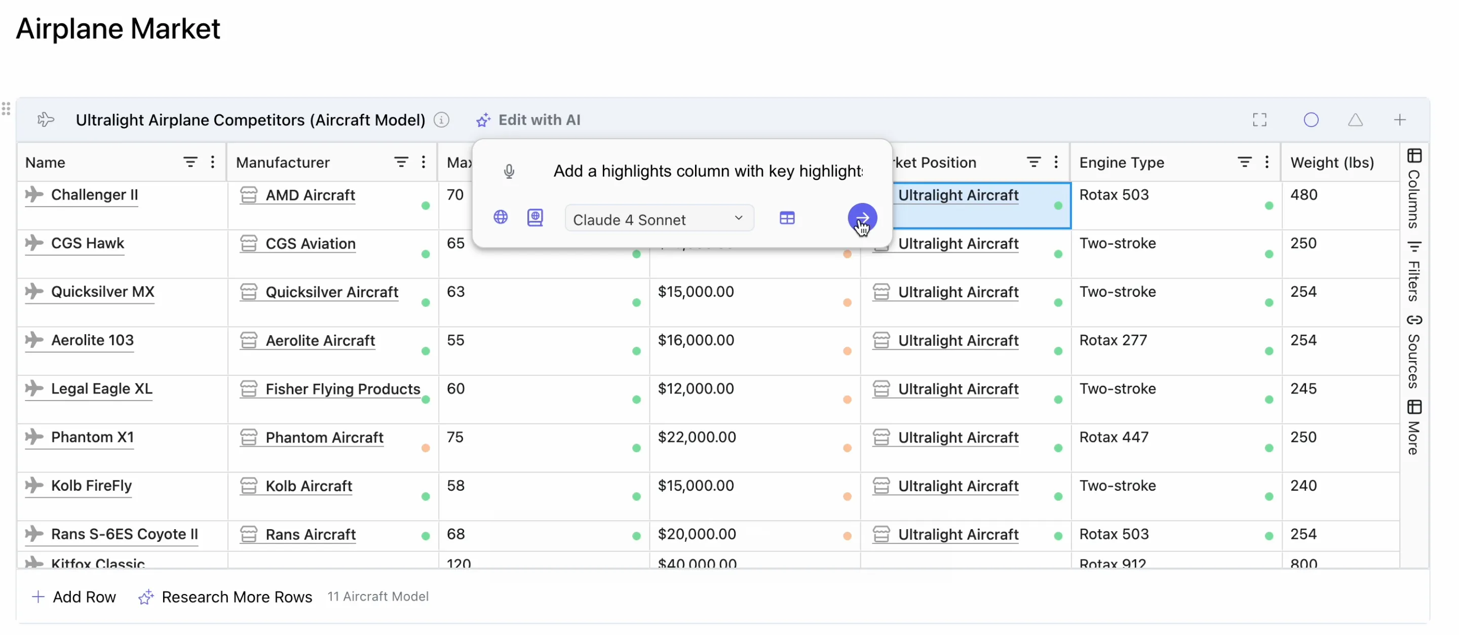 How Best to Edit AI Tables