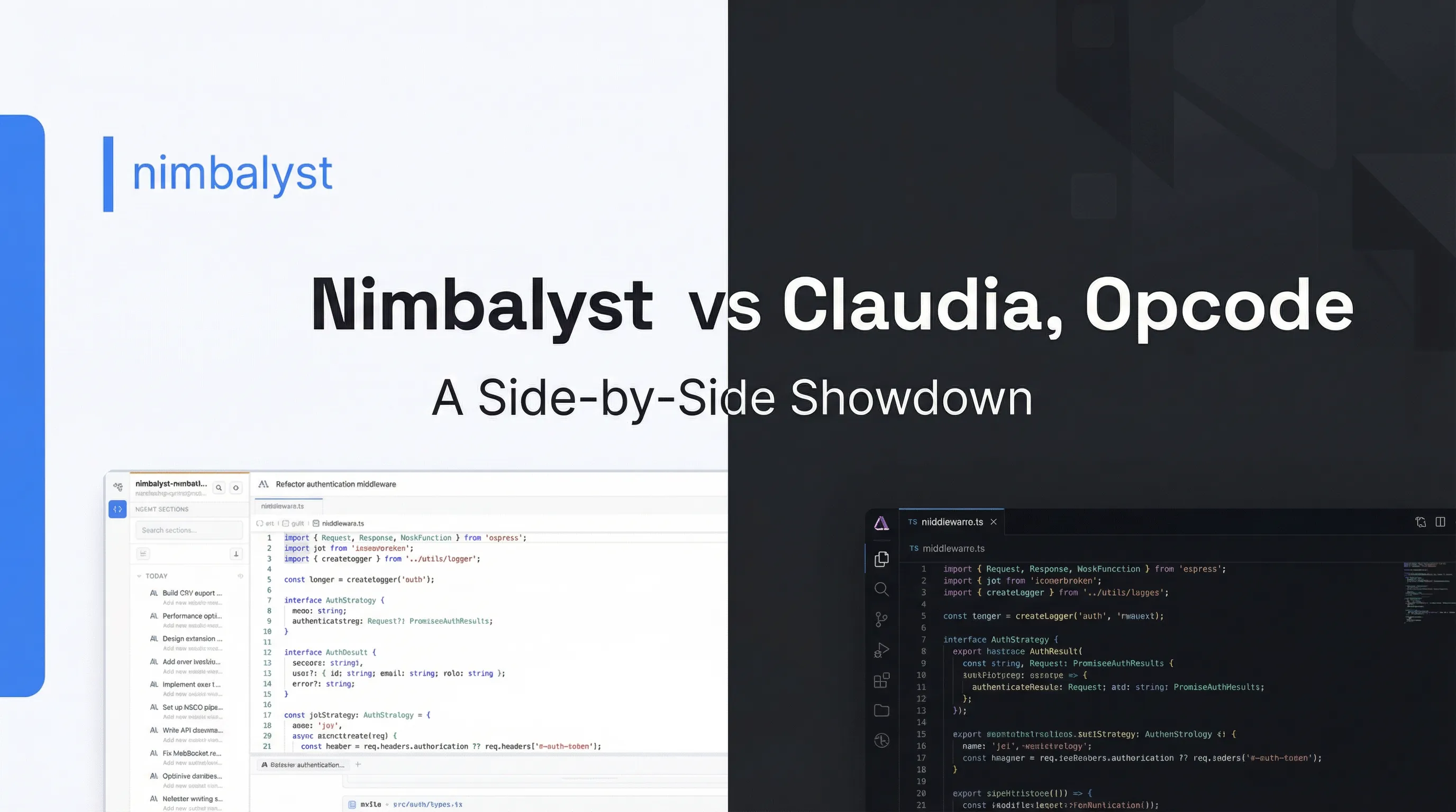 Nimbalyst vs Opcode (Claudia): Claude Code GUIs