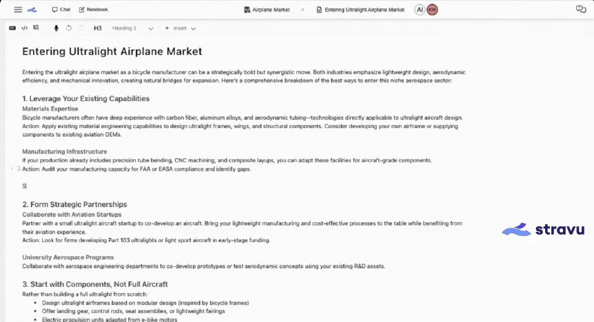 Stravu AI Text Edit