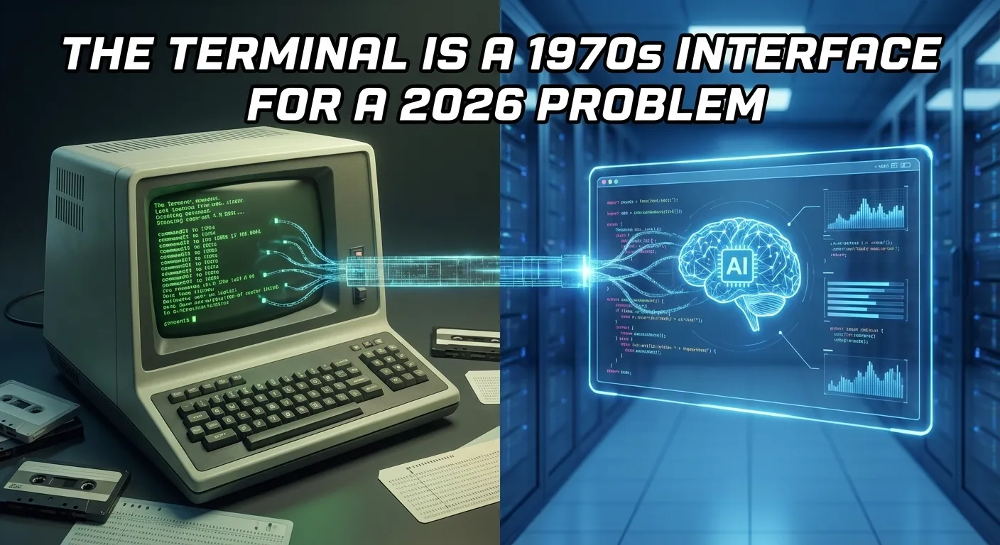The Terminal: A 1970s UI for a 2026 Problem